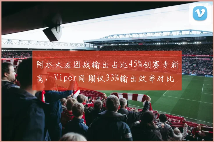 阿水大龙团战输出占比45%创赛季新高,Viper同期仅33%输出效率对比